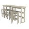 Highwood Usa Lehigh 6pc Bar Height Outdoor Patio Furniture Balcony Set AD-KITBALC201-WAE - alternate 1